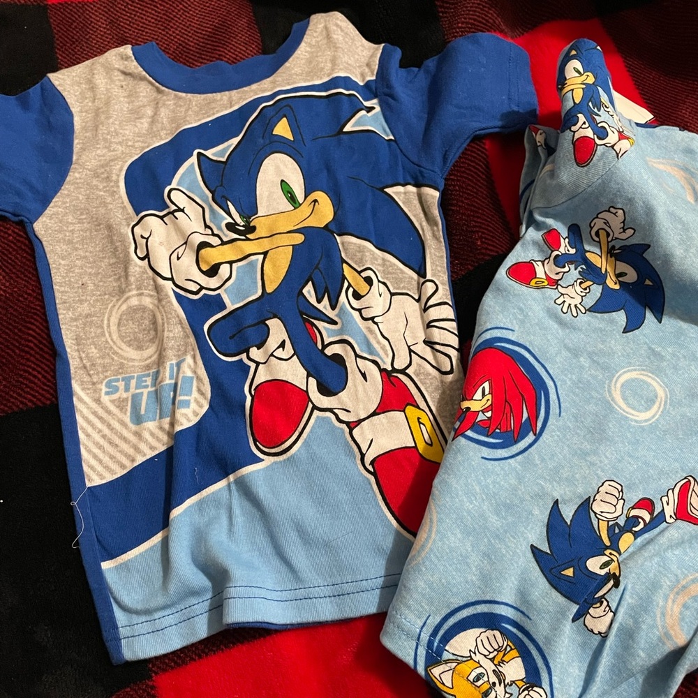 Sonic kid pj size 6